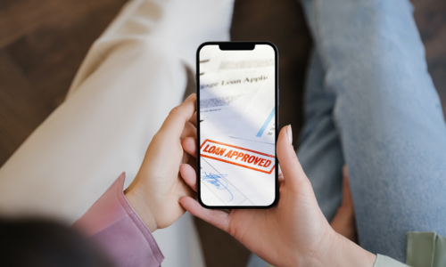 Cellphone with Loan Approval